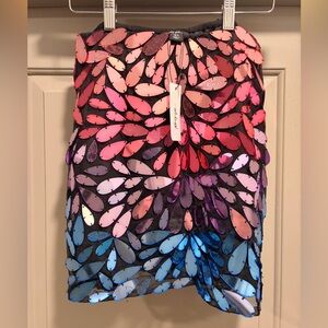 Nasty Gal Multicolor Sequin Pencil Skirt